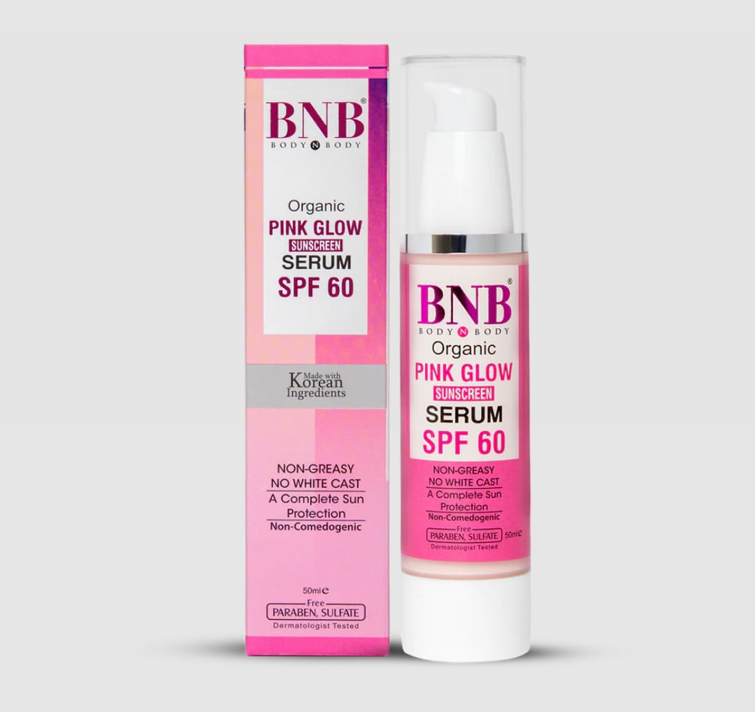 Pink Glow Sunscreen Serum (SPF 60)